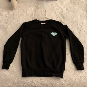 Diamond Supply Black Sweatshirt w/Diamond Patch